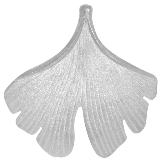 Anhänger 925 Sterling Silber rhodiniert matt Gingko - Avrum