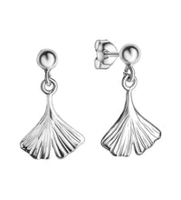 Ohrstecker 925 Sterling Silber rhodiniert Ginko - Avrum