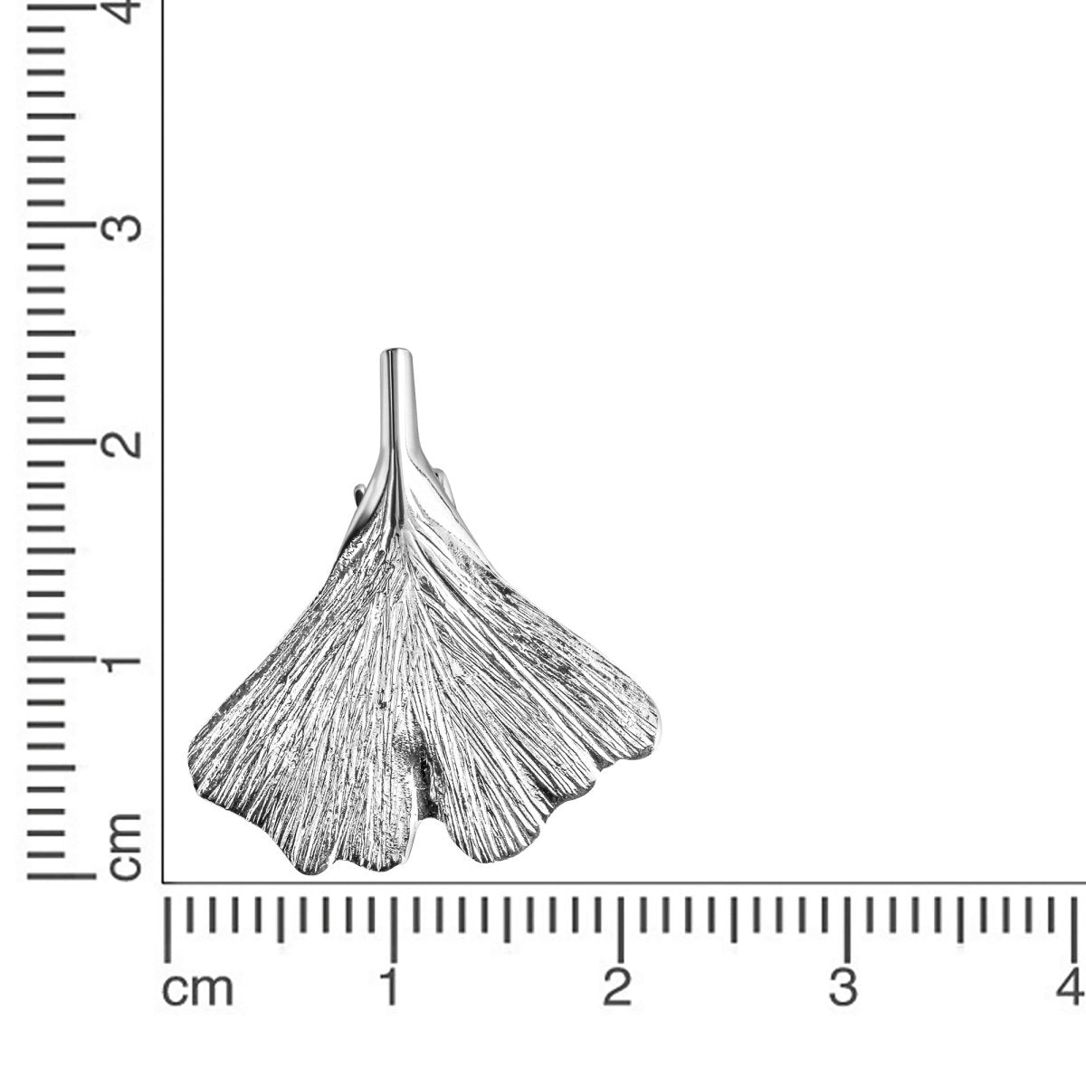 Anhänger 925 Sterling Silber rhodiniert Gingko - Avrum