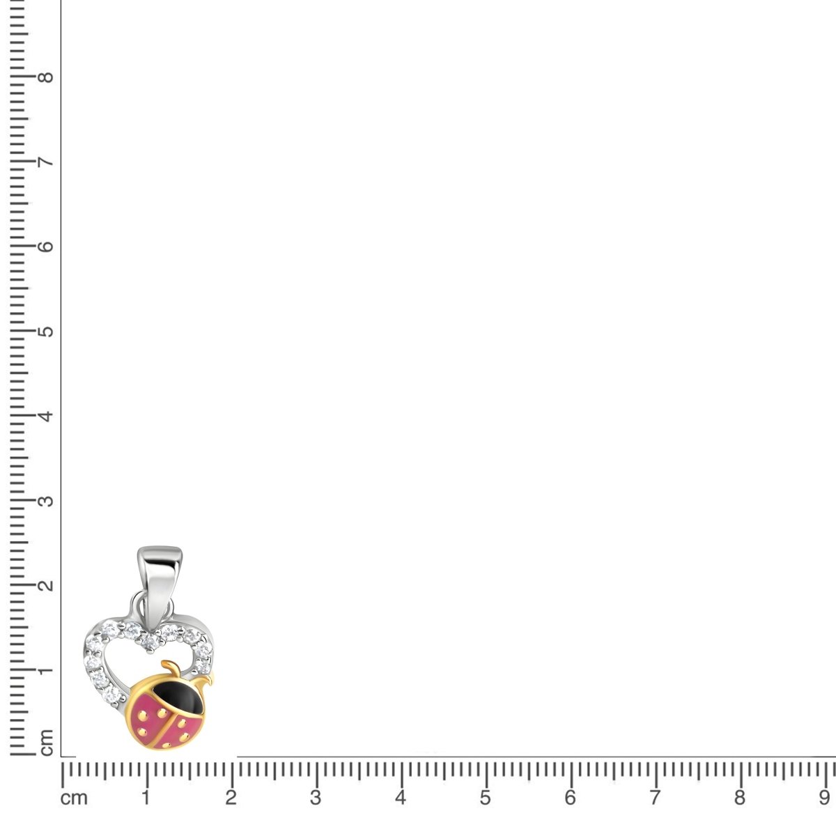 Anhänger 925Sterling Silber rhodiniert teils vergoldet - Avrum