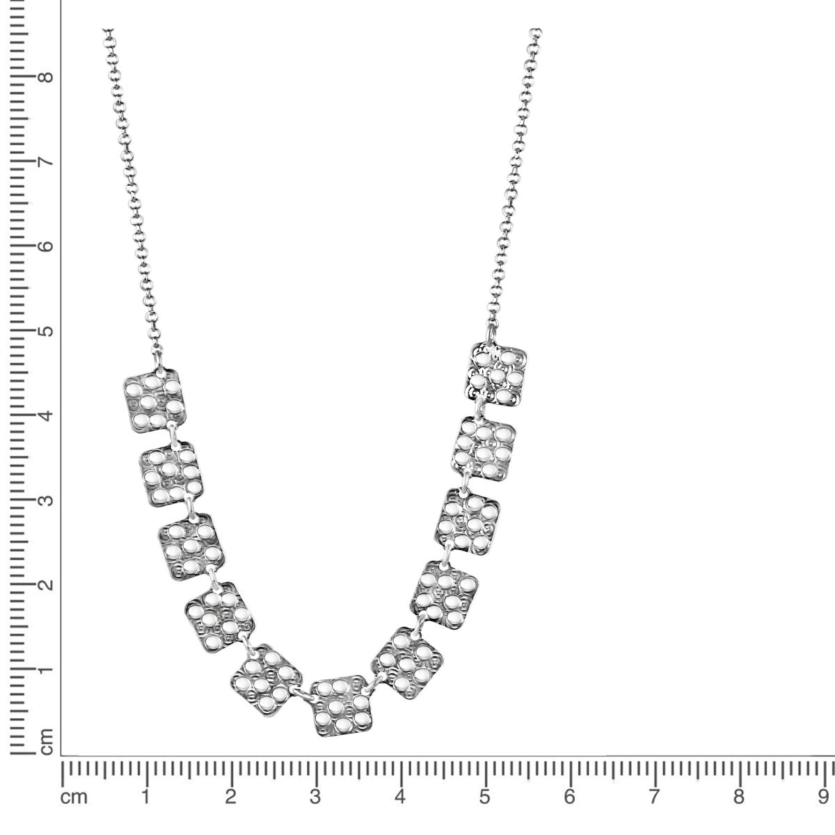 Kette 925 Sterling Silber rhodiniert - Avrum