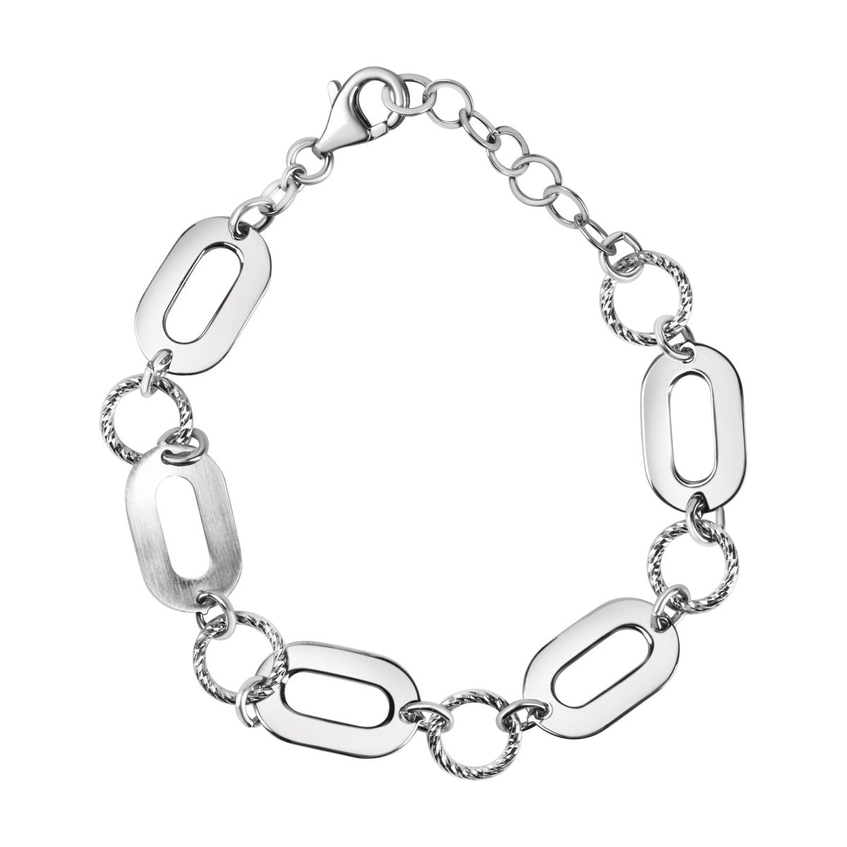 Armband 925 Sterling Silber rhodiniert - Avrum
