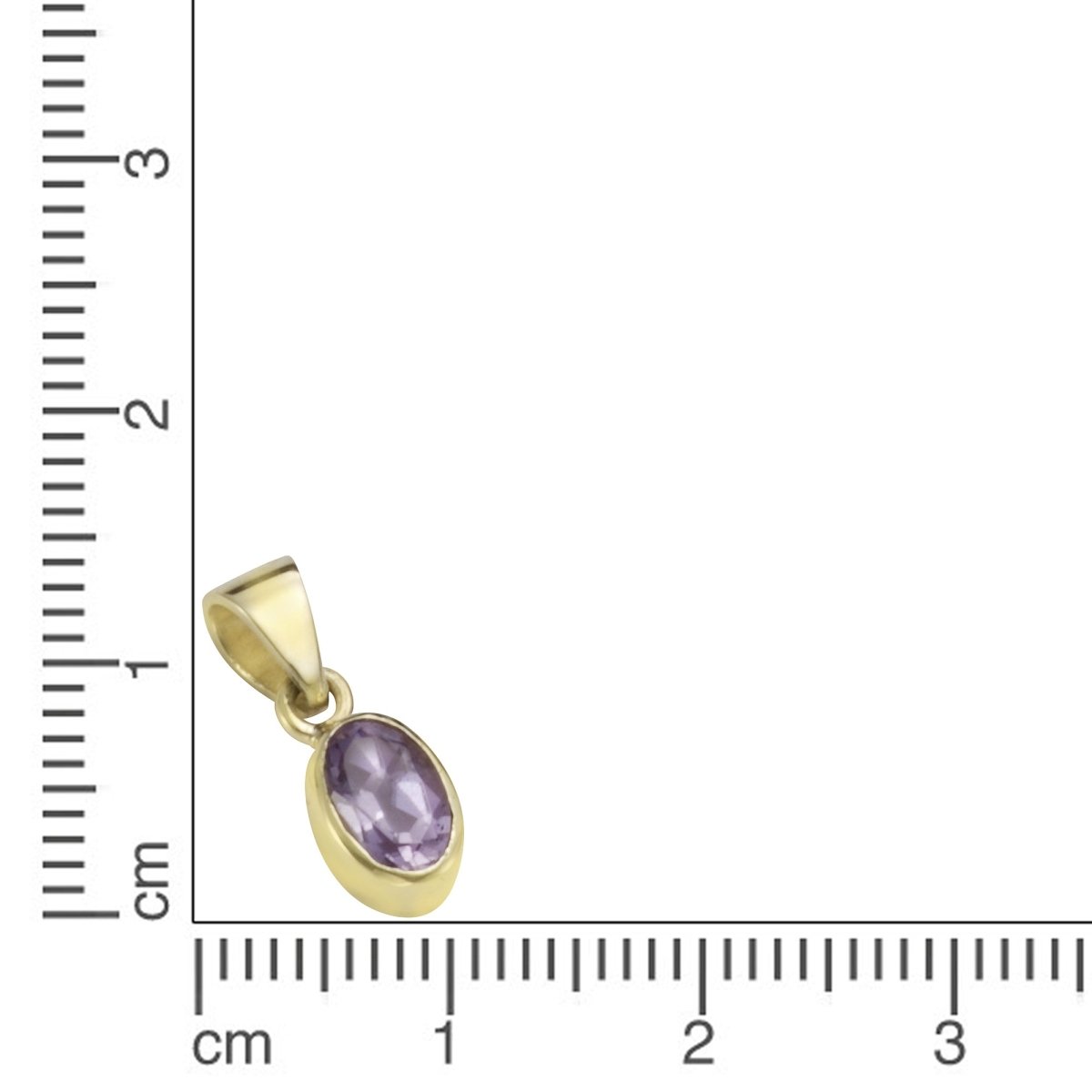 Anhänger 333 Gelbgold mit Amethyst - Avrum