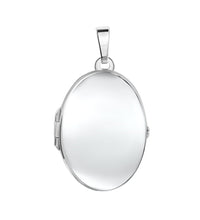 Anhänger 925 Sterling Silber rhodiniert oval - Avrum
