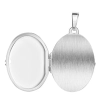 Anhänger 925 Sterling Silber rhodiniert oval - Avrum
