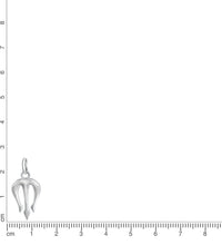 Anhänger 925 Sterling Silber rhodiniert Dreizack - Avrum