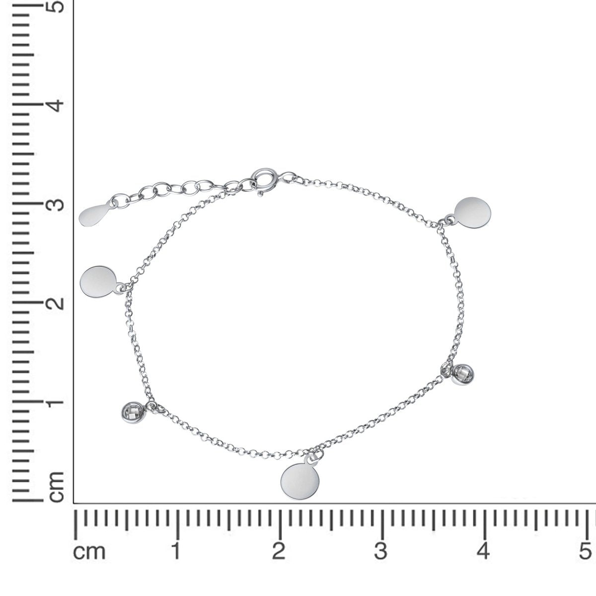 Armband 925 Sterling Silber vergoldet Zirkonia - Avrum