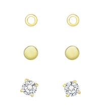 Ohrstecker 925 Sterling Silber rhodiniert Set - Avrum