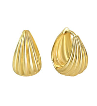 Creolen 925 Sterling Silber vergoldet Durchmesser 14mm - Avrum