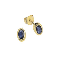 Ohrstecker 333 Gelbgold mit Amethyst - Avrum