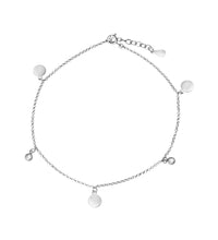 Fusskette 925 Sterling Silber vergoldet Zirkonia - Avrum