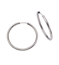 Creolen 925 Silber rhodiniert 3,0cm - Avrum