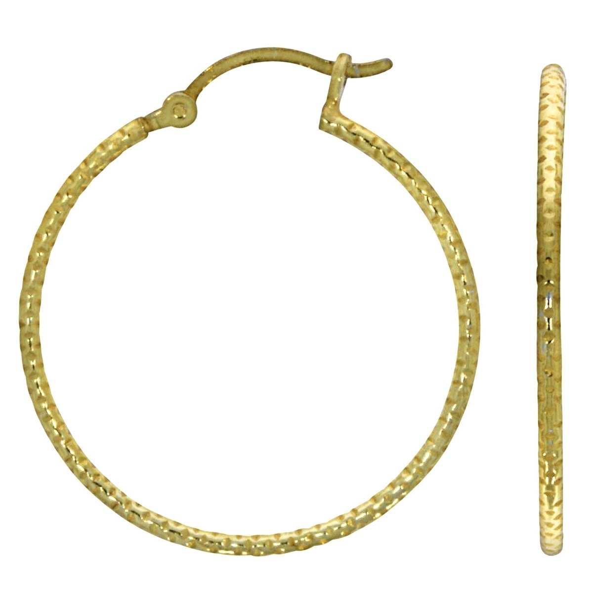 Creolen 925 Silber rhodiniert 3,0cm - Avrum