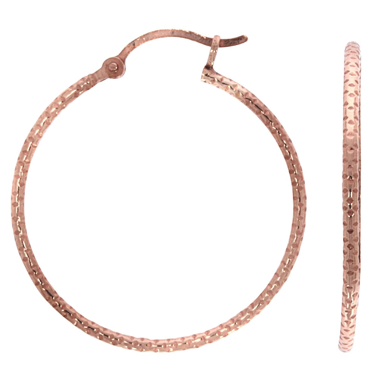 Creolen 925 Silber rhodiniert 3,0cm - Avrum