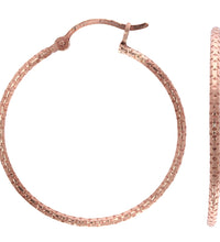 Creolen 925 Silber rhodiniert 3,0cm - Avrum