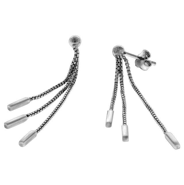 Ohrhänger 925 Silber 3 - reihig - Avrum