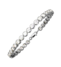 Armband Silber 925 rhodiniert 34x Zirkonia - Avrum