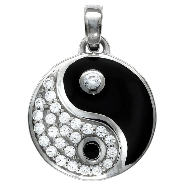 Anhänger 925 Sterling Silber Ying Yang - Avrum