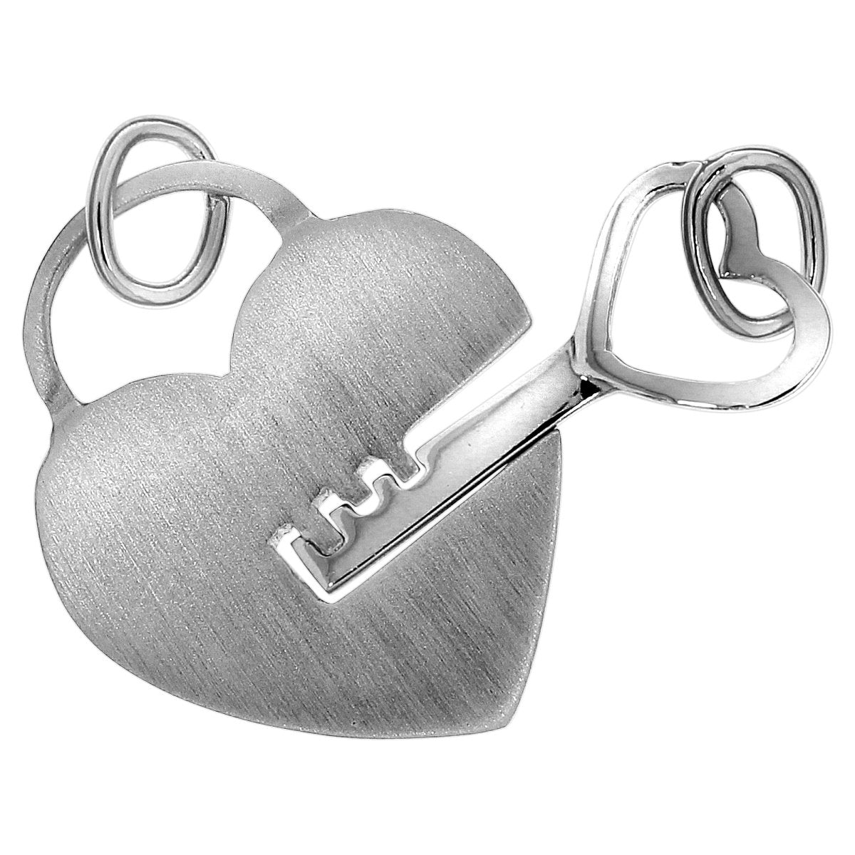 Anhänger 925 Sterling Silber 2tlg. Herz - Avrum