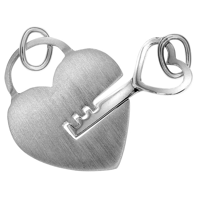 Anhänger 925 Sterling Silber 2tlg. Herz - Avrum