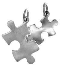 Anhänger 925 Sterling Silber rhodiniert 2tlg. Puzzle - Avrum