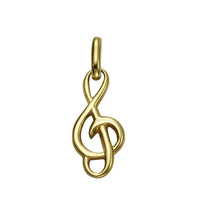 Anhänger 333 Gold Motiv Notenschlüssel - Avrum