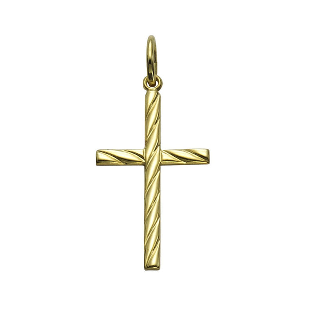Anhänger 333 Gold Motiv Kreuz - Avrum