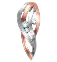 Anhänger Silber 925 rotvergoldet 3x Zirkonia - Avrum