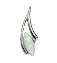 Anhänger 925 Sterling Silber rhodiniert Opal - Avrum