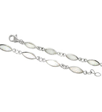 Armband 925 Sterling Silber Opal blau - Avrum