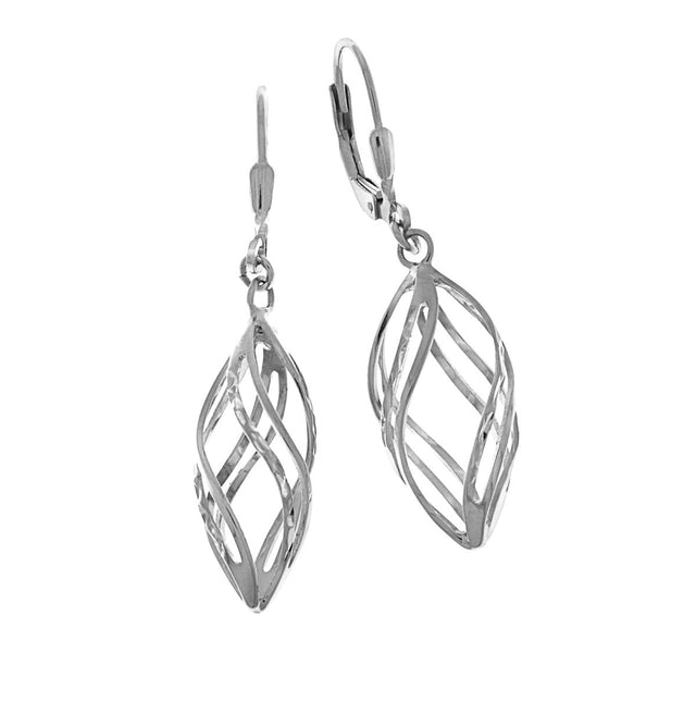 Ohrhänger 925 Silber rhodiniert - Avrum