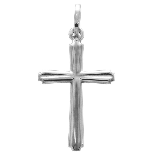 Anhänger 925 Silber rhodiniert Kreuz - Avrum