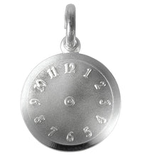 Anhänger 925 Sterling Silber rhod. Geburts - Uhr - AvrumAnhänger
