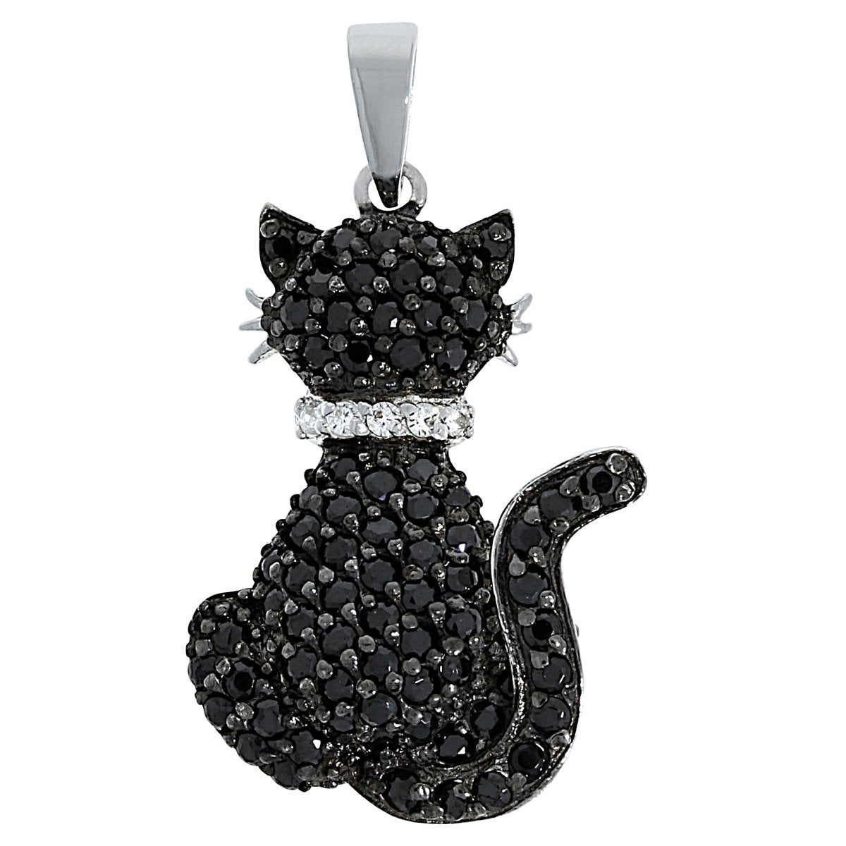 Anhänger 925 Sterling Silber Motiv Katze - Avrum