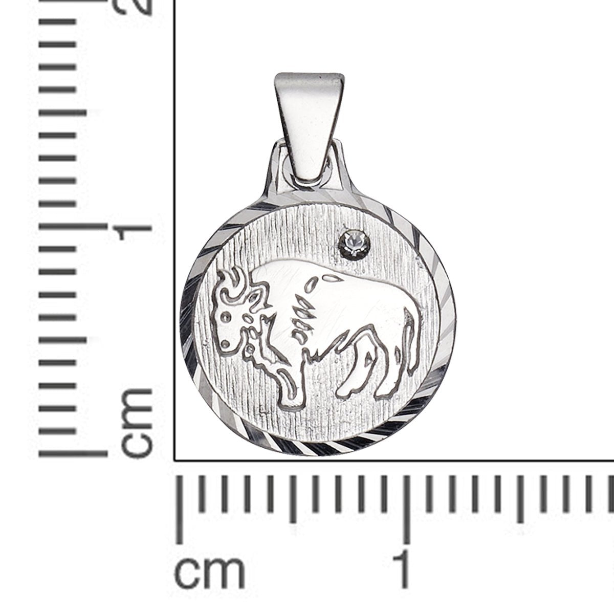 Anhänger 925 Sterling Silber rhod. - Avrum