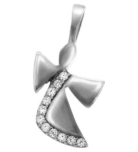 Anhänger 925 Silber Engel Zirkonia weiß - Avrum