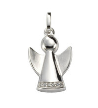 Anhänger 925 Silber Engel Zirkonia weiß - Avrum