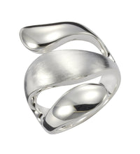 Ring 925 Silber rhodiniert glanz matt - Avrum