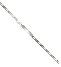 Armband 925 Silber rhodiniert Schildband - Avrum