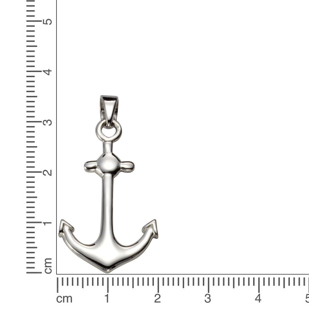 Anhänger 925 Silber rhodiniert Anker - Avrum