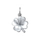 Anhänger 925 Sterling Silber Kleeblatt