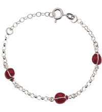 Armband 925 Sterling Silber Marienkäfer - Avrum