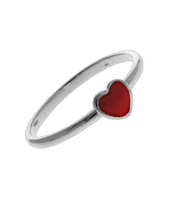 Ring 925 Sterling Silber rhodiniert Herz - Avrum