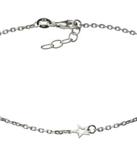 Fusskette 925 Sterling Silber Motiv Sterne Mond - Avrum