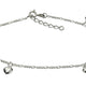 Fusskette 925 Silber mit Herz Motiv