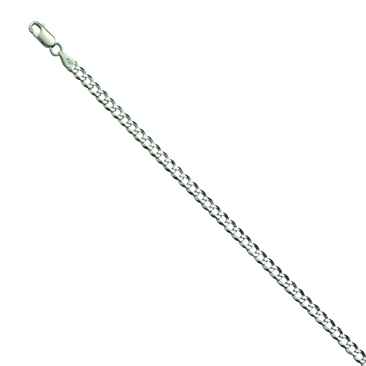 Armband 925 Sterling Silber rhod. Panzerkette - Avrum