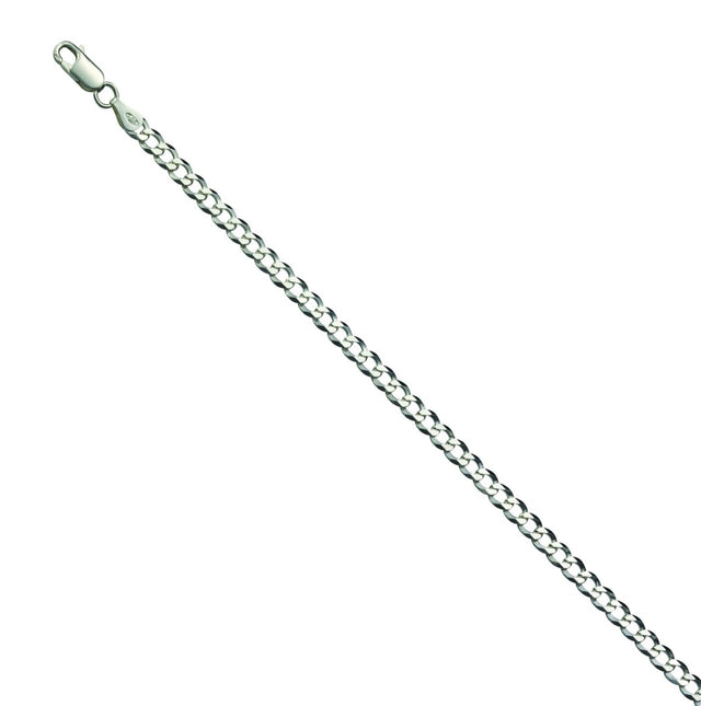 Armband 925 Sterling Silber rhod. Panzerkette - Avrum