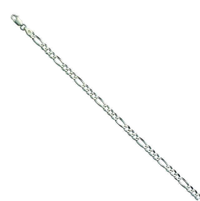 Armband 925 Sterling Silber rhod. Figaroarmband - Avrum