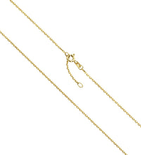 Collier 333 Gold Ankerkette diamantiert - Avrum