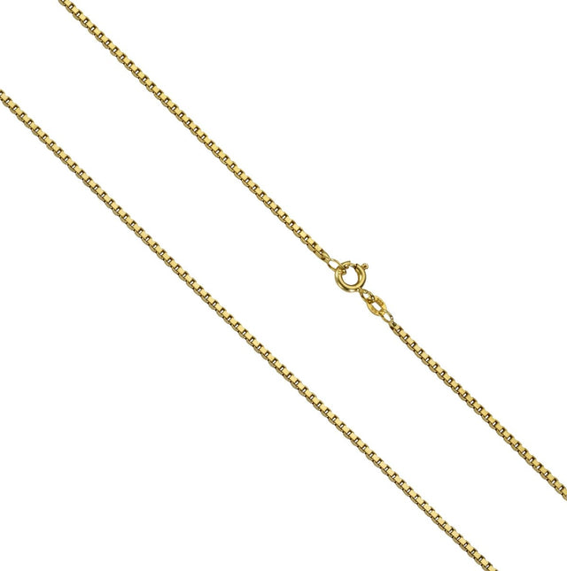 Collier 333 Gold Veneziakette 8 - kantig - Avrum